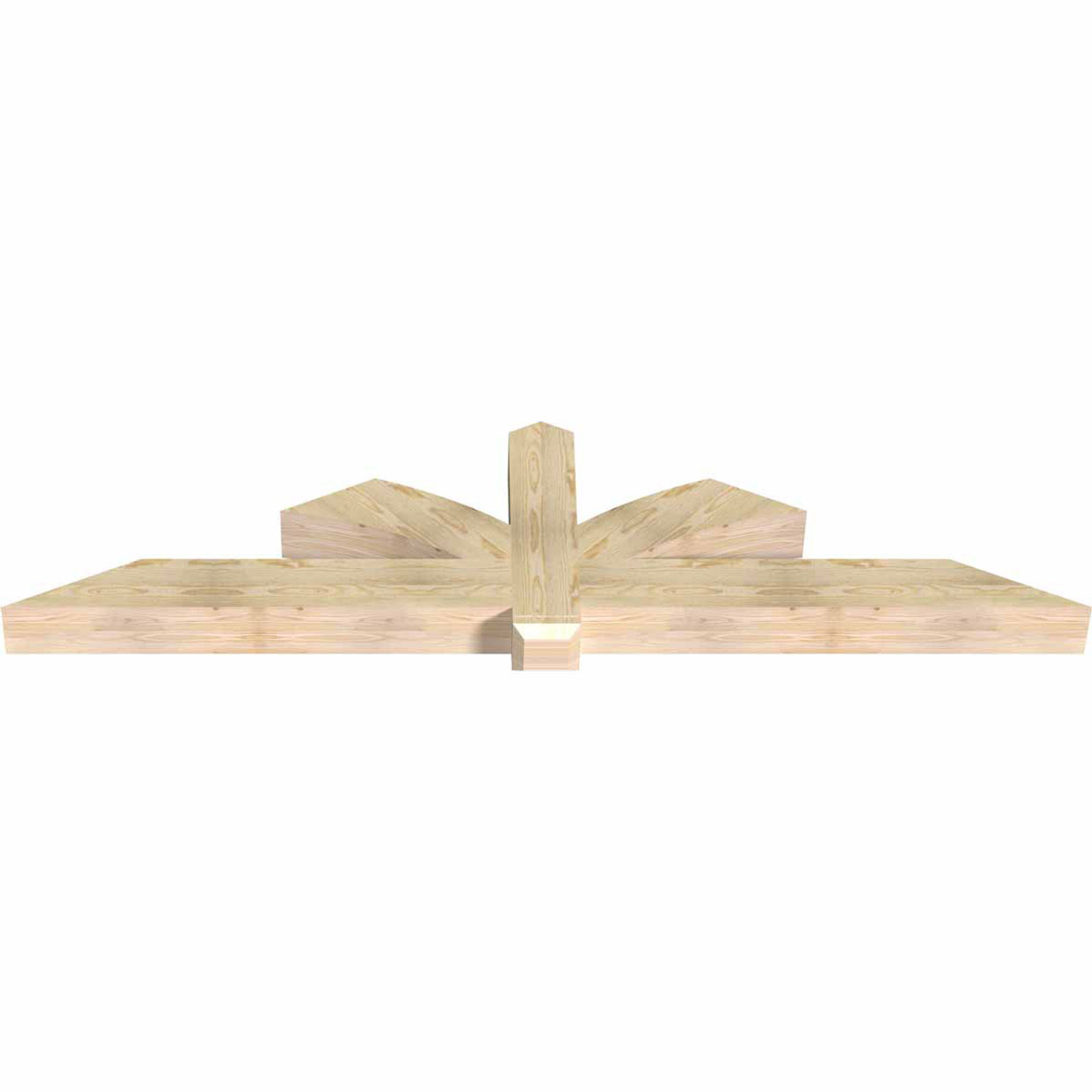 6/12 Pitch Redmond Rough Sawn Timber Gable Bracket GBW096X24X0606RED00RDF