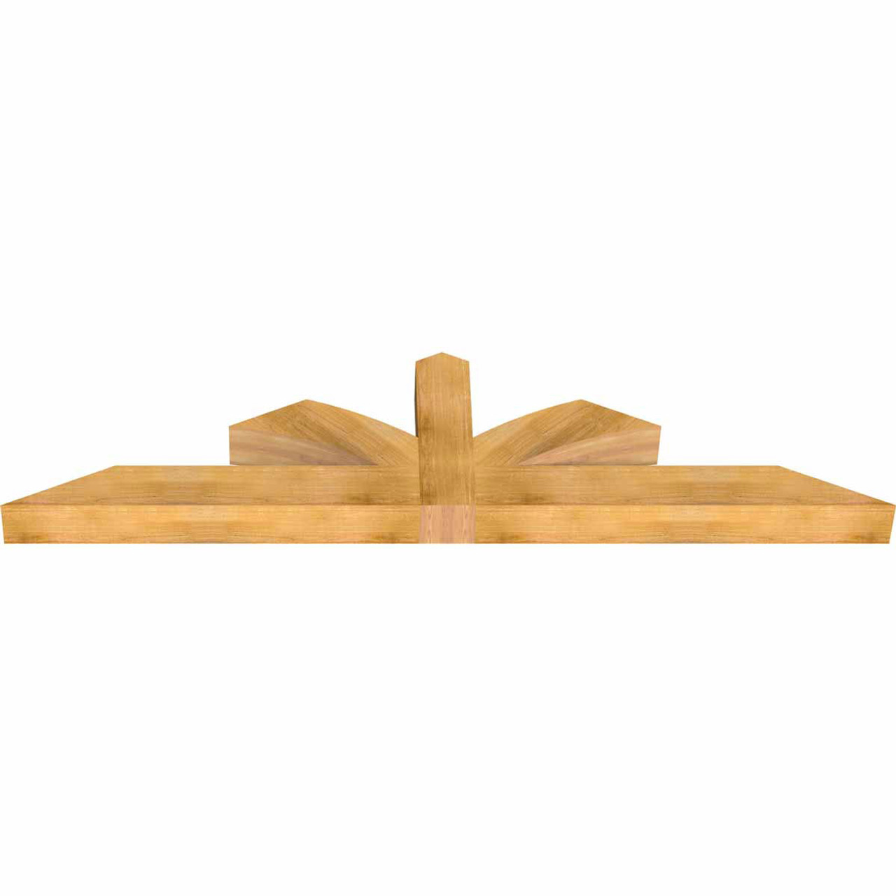 6/12 Pitch Richland Rough Sawn Timber Gable Bracket GBW096X24X0606RIC00RWR