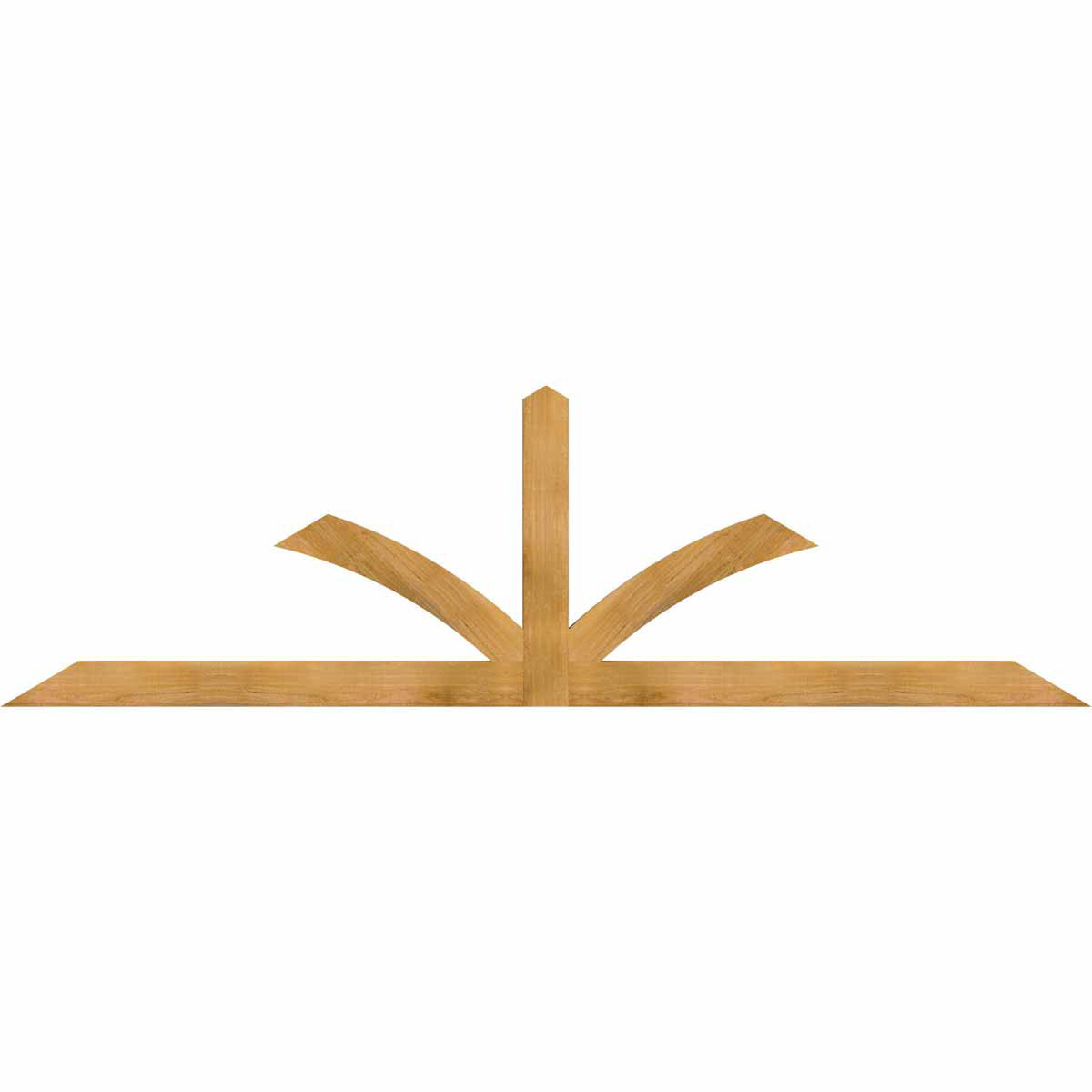 7/12 Pitch Richland Rough Sawn Timber Gable Bracket GBW096X28X0204RIC00RWR