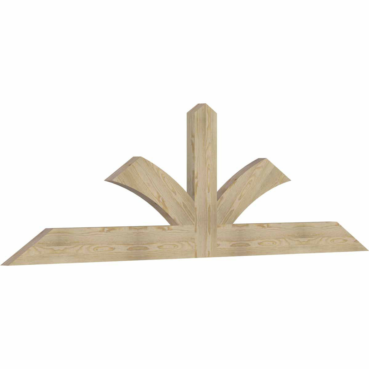 7/12 Pitch Richland Rough Sawn Timber Gable Bracket GBW096X28X0206RIC00RDF