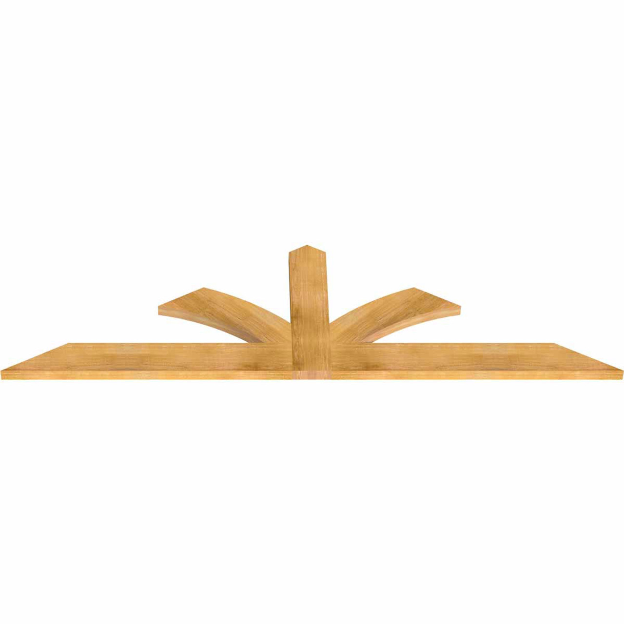 7/12 Pitch Richland Rough Sawn Timber Gable Bracket GBW096X28X0206RIC00RWR