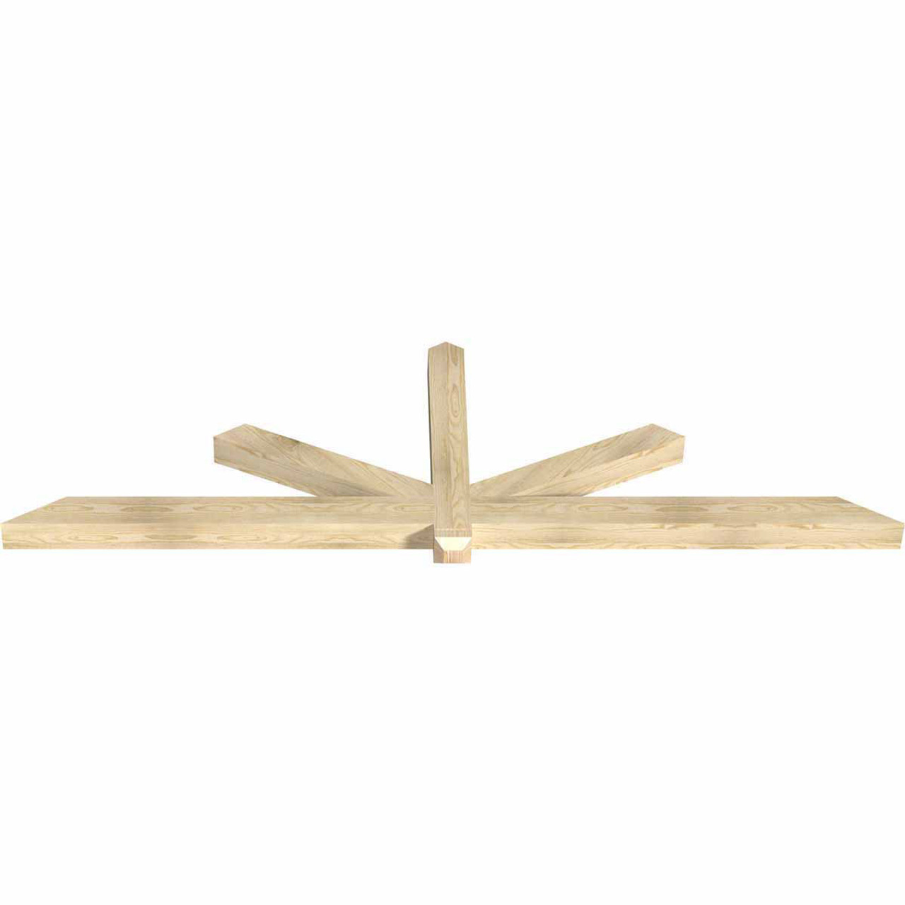 7/12 Pitch Kennewick Rough Sawn Timber Gable Bracket GBW096X28X0404KEN00RDF