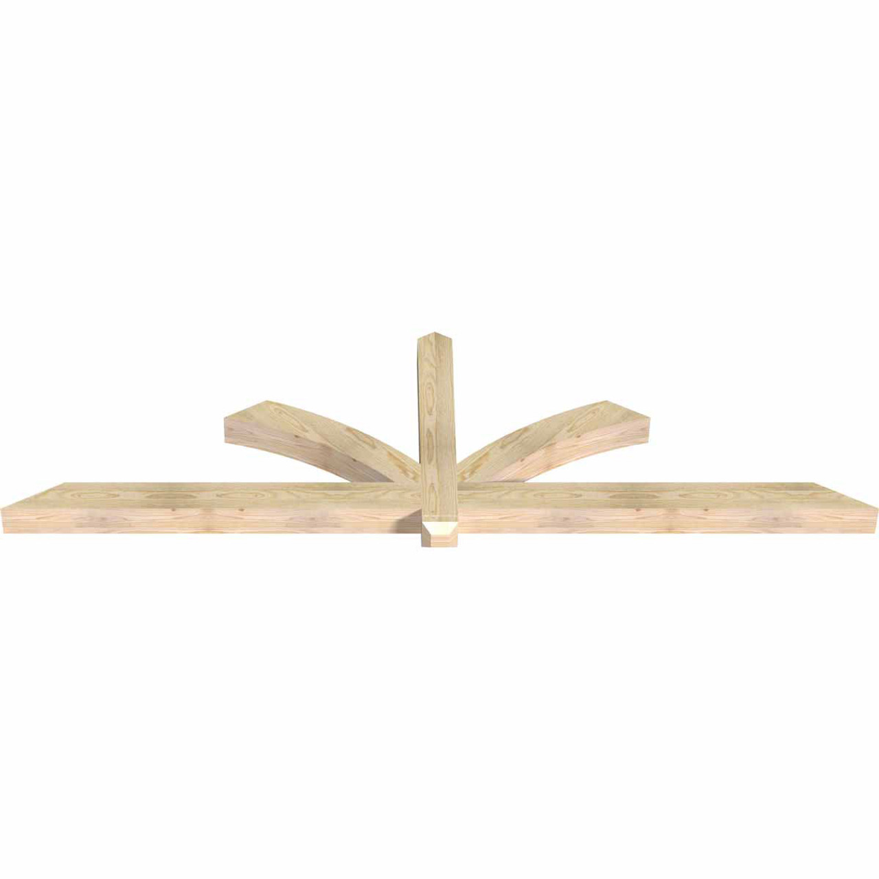 7/12 Pitch Redmond Rough Sawn Timber Gable Bracket GBW096X28X0404RED00RDF