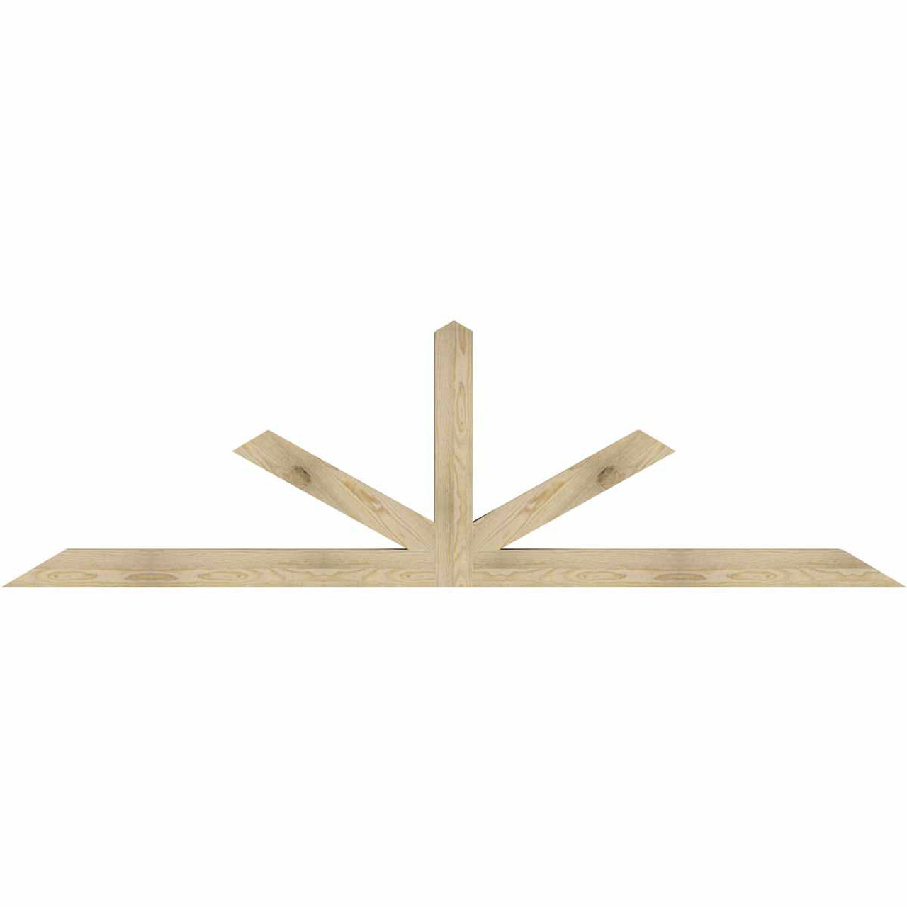 7/12 Pitch Saratoga Rough Sawn Timber Gable Bracket GBW096X28X0404SAR00RDF