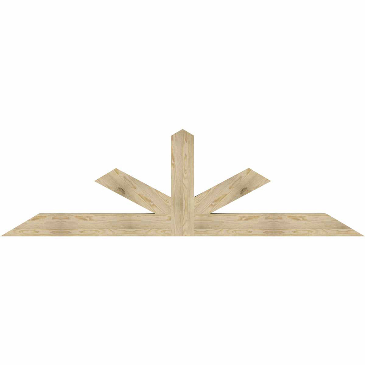 7/12 Pitch Saratoga Rough Sawn Timber Gable Bracket GBW096X28X0406SAR00RDF