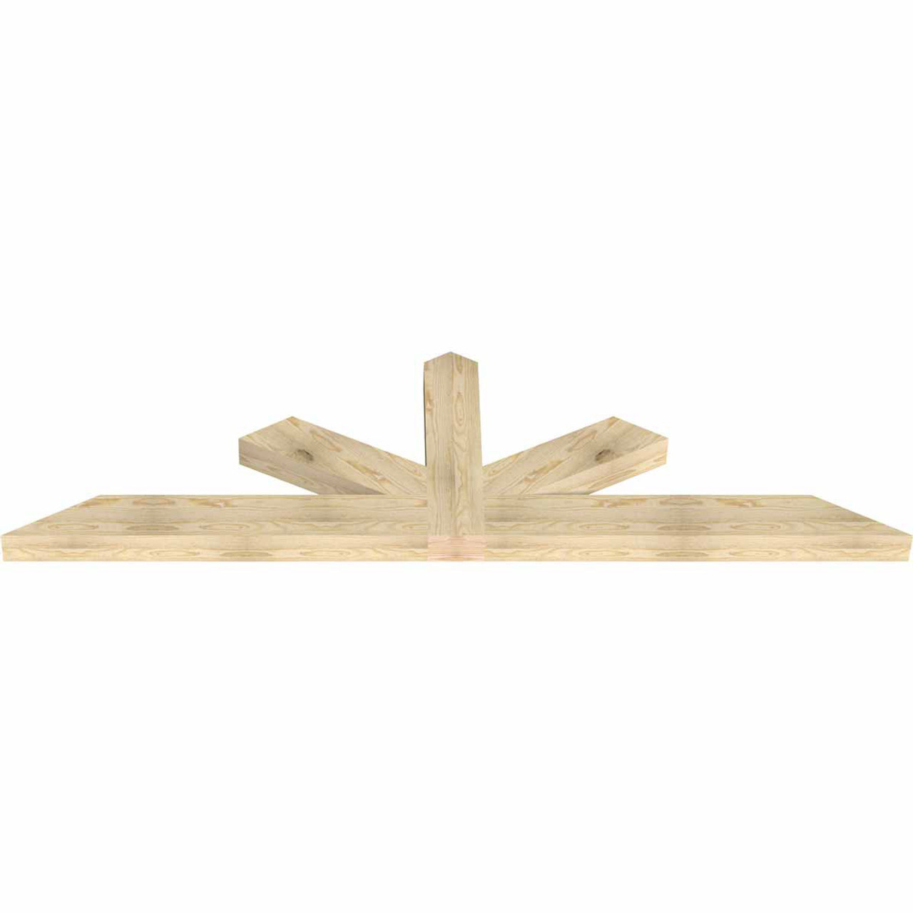 7/12 Pitch Saratoga Rough Sawn Timber Gable Bracket GBW096X28X0406SAR00RDF