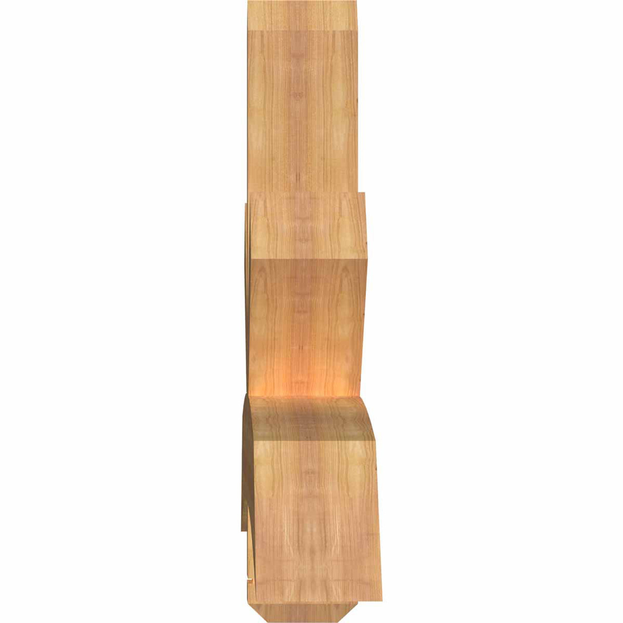 7/12 Pitch Alberta Smooth Timber Gable Bracket GBW096X28X0606ALB00SWR