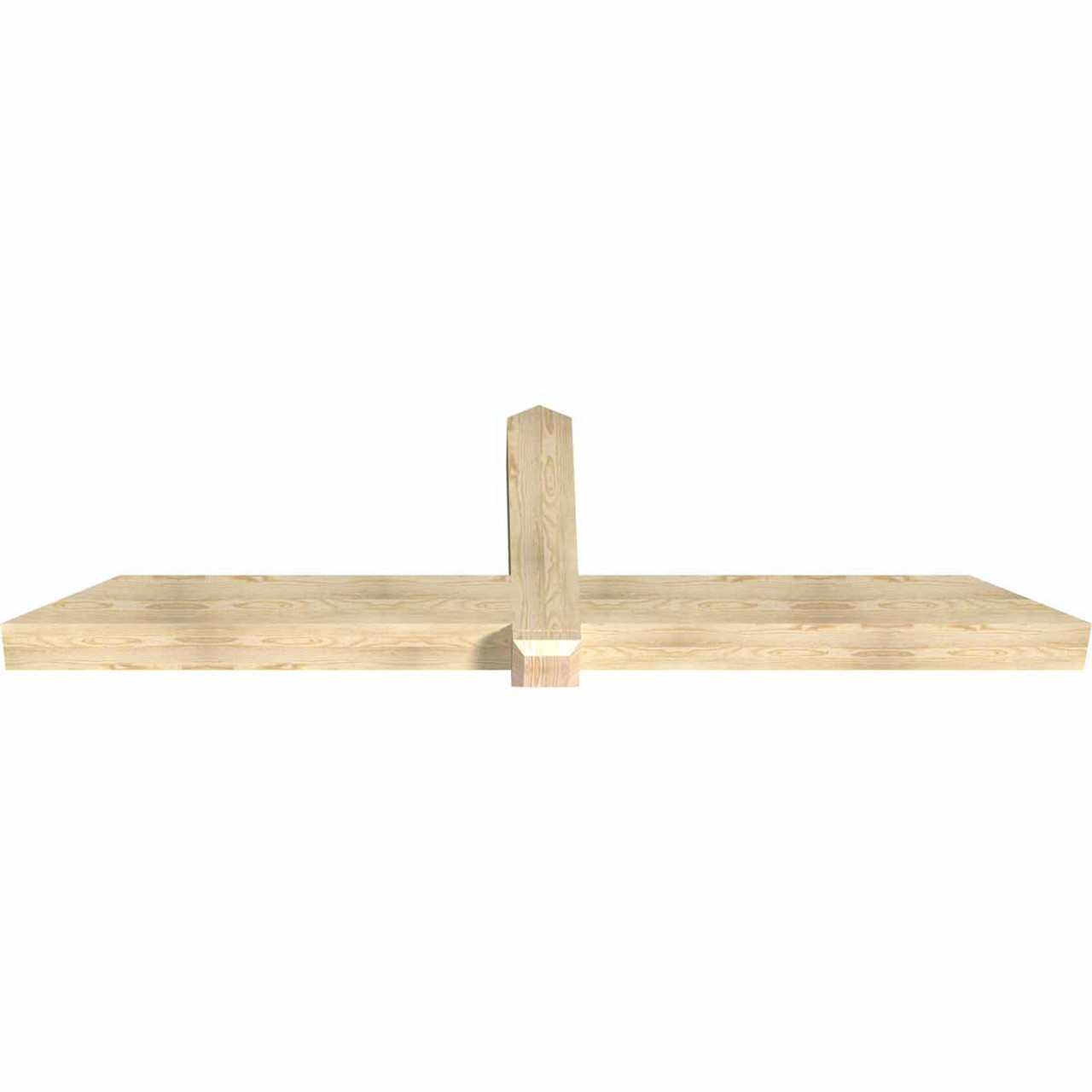 7/12 Pitch Eugene Rough Sawn Timber Gable Bracket GBW096X28X0606EUG00RDF