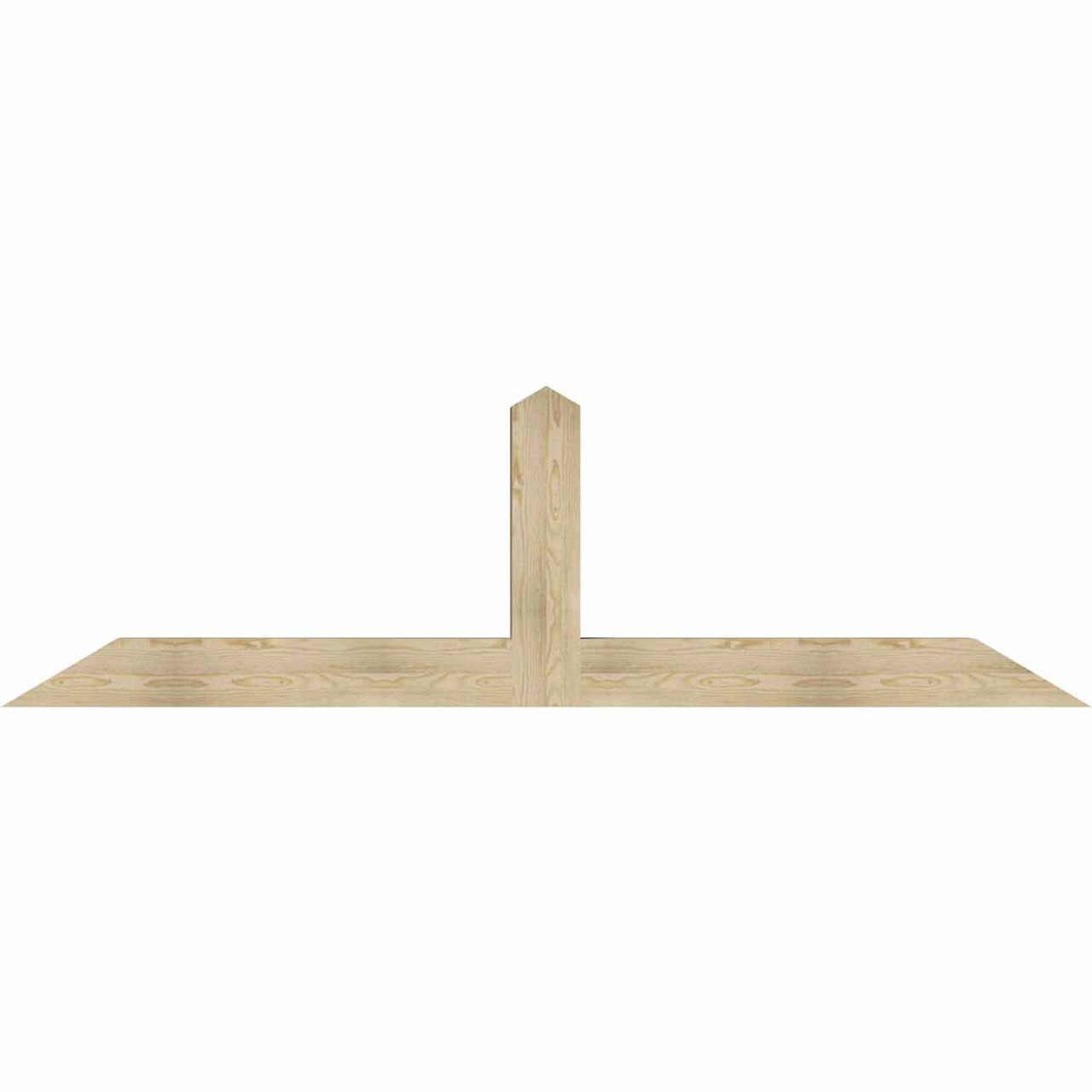 7/12 Pitch Portland Rough Sawn Timber Gable Bracket GBW096X28X0606POR00RDF