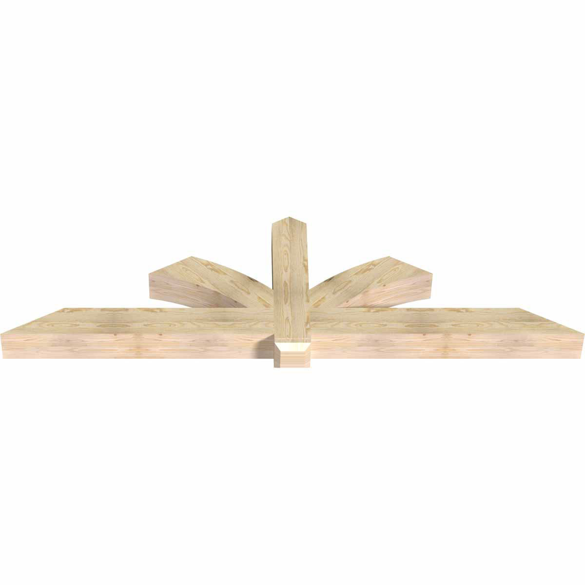 7/12 Pitch Redmond Rough Sawn Timber Gable Bracket GBW096X28X0606RED00RDF