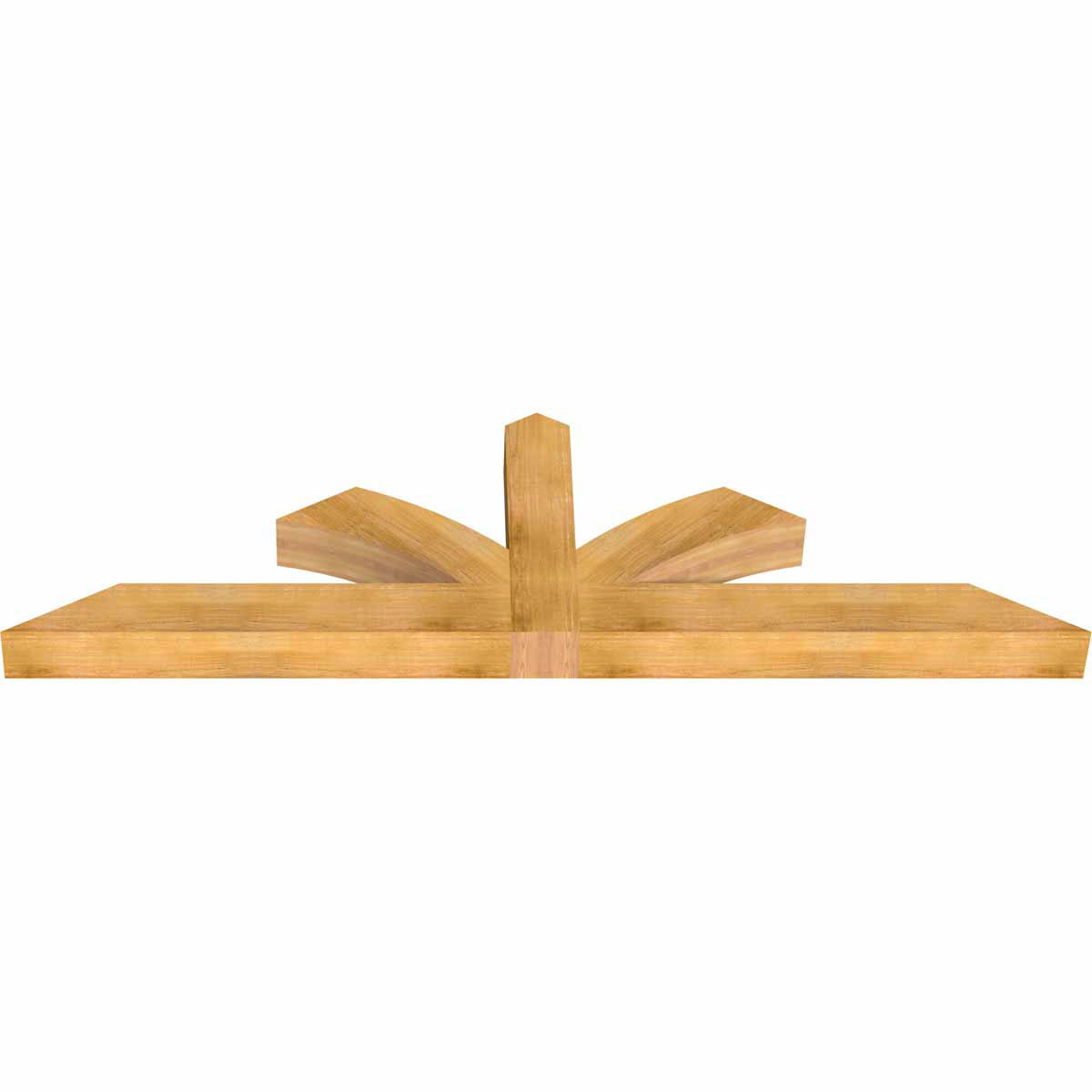 7/12 Pitch Richland Rough Sawn Timber Gable Bracket GBW096X28X0606RIC00RWR