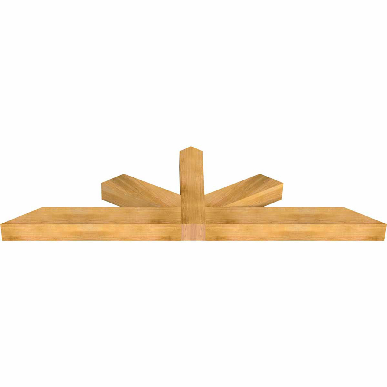 7/12 Pitch Saratoga Rough Sawn Timber Gable Bracket GBW096X28X0606SAR00RWR