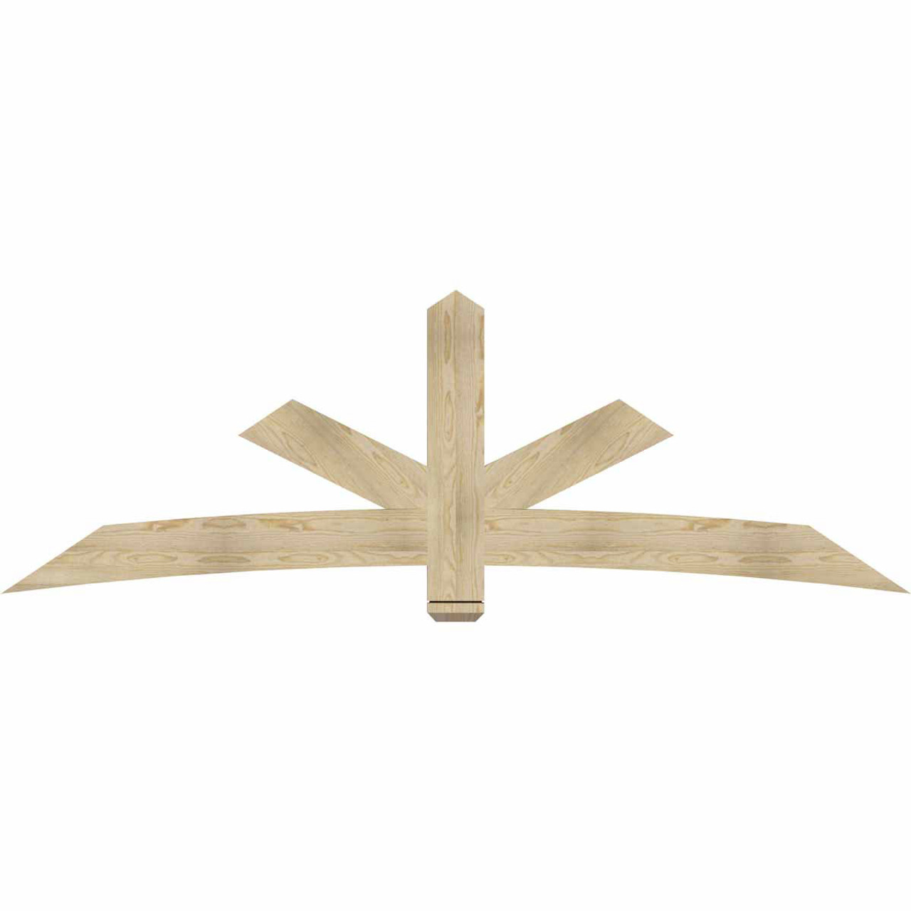 8/12 Pitch Alberta Rough Sawn Timber Gable Bracket GBW096X32X0206ALB00RDF