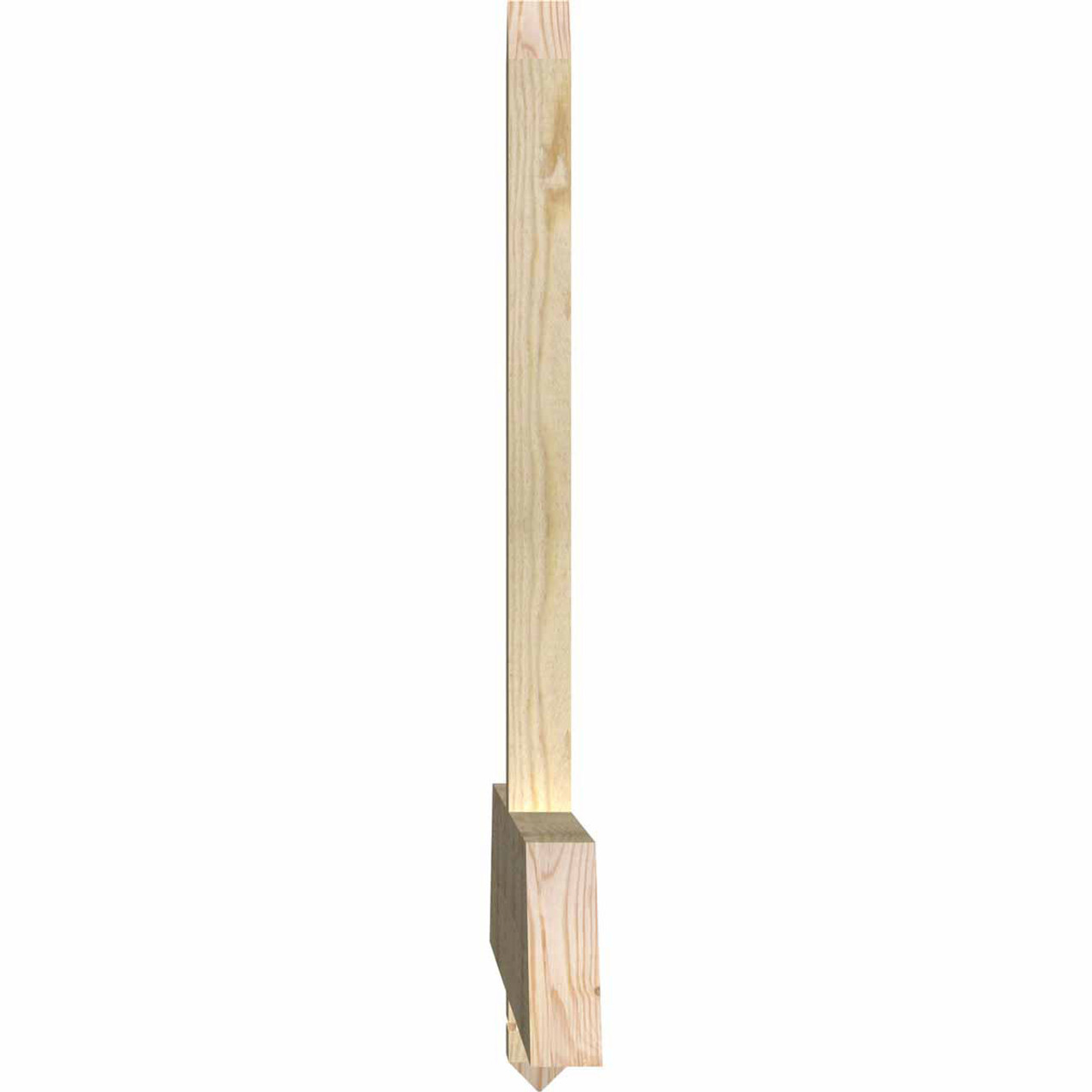 8/12 Pitch Eugene Rough Sawn Timber Gable Bracket GBW096X32X0206EUG00RDF