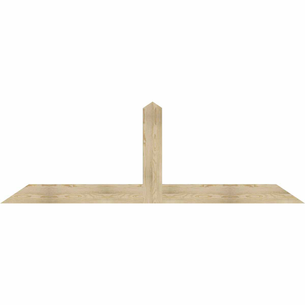 8/12 Pitch Portland Rough Sawn Timber Gable Bracket GBW096X32X0206POR00RDF