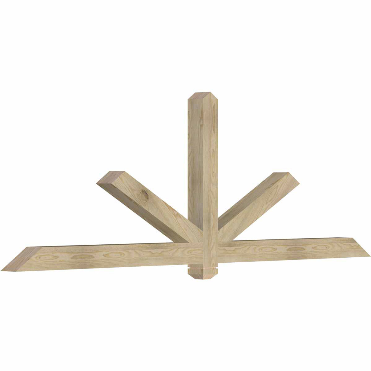 8/12 Pitch Kennewick Rough Sawn Timber Gable Bracket GBW096X32X0404KEN00RDF