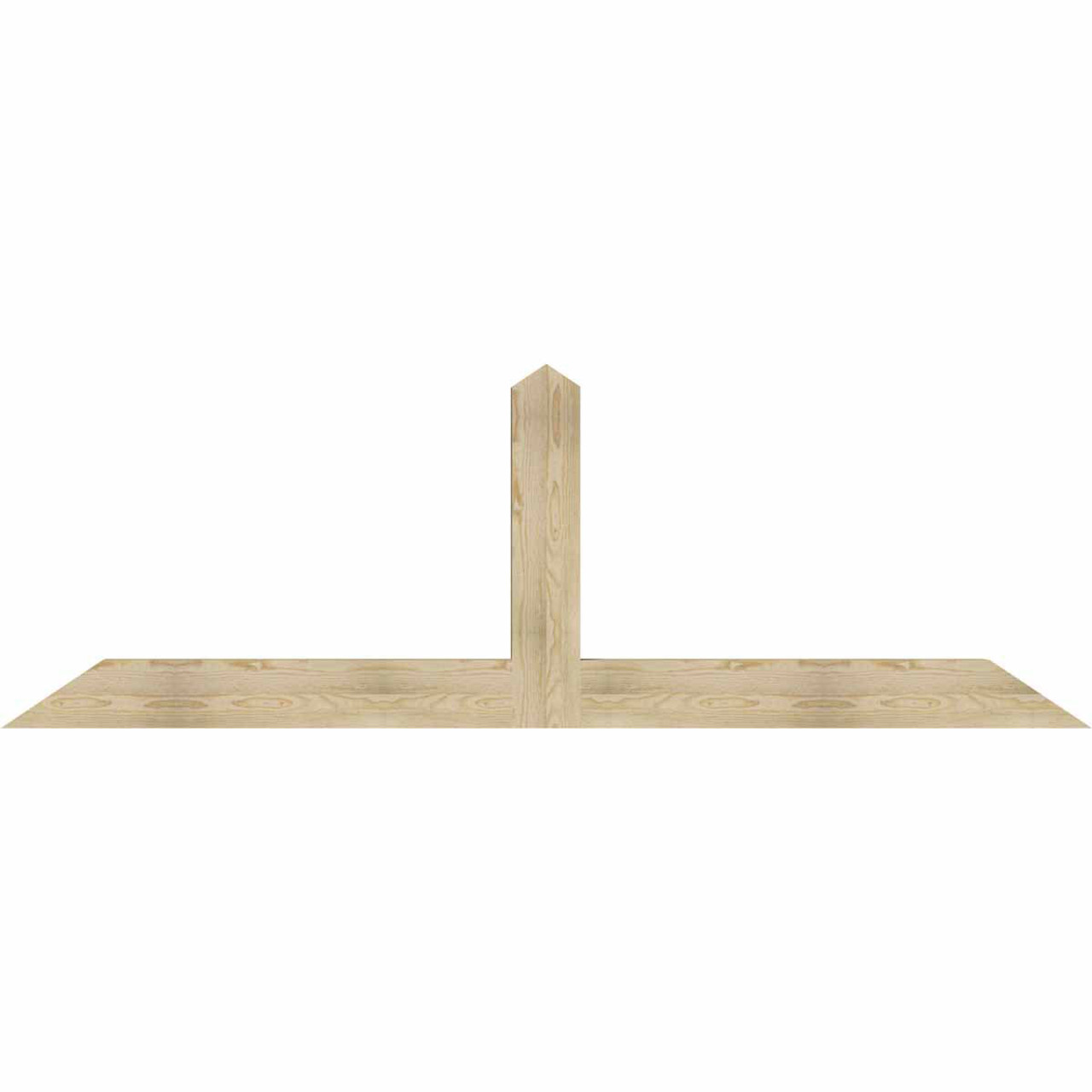 8/12 Pitch Portland Rough Sawn Timber Gable Bracket GBW096X32X0406POR00RDF