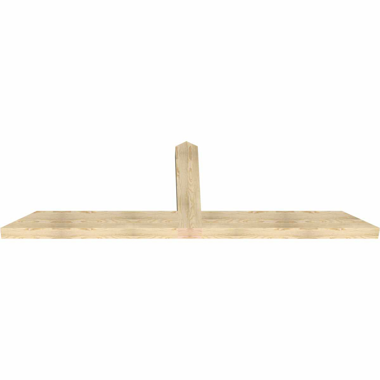 8/12 Pitch Portland Rough Sawn Timber Gable Bracket GBW096X32X0406POR00RDF