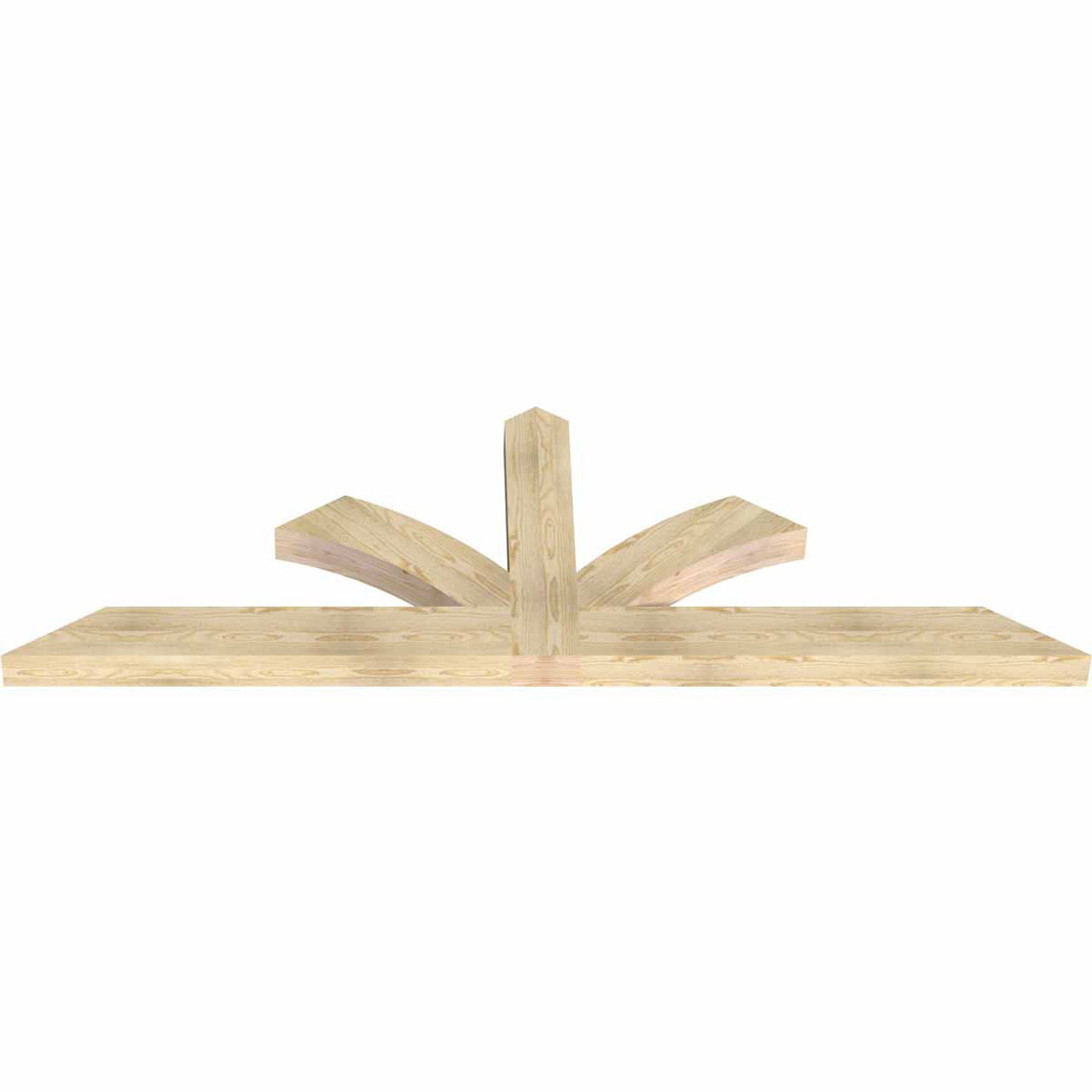 8/12 Pitch Richland Rough Sawn Timber Gable Bracket GBW096X32X0406RIC00RDF