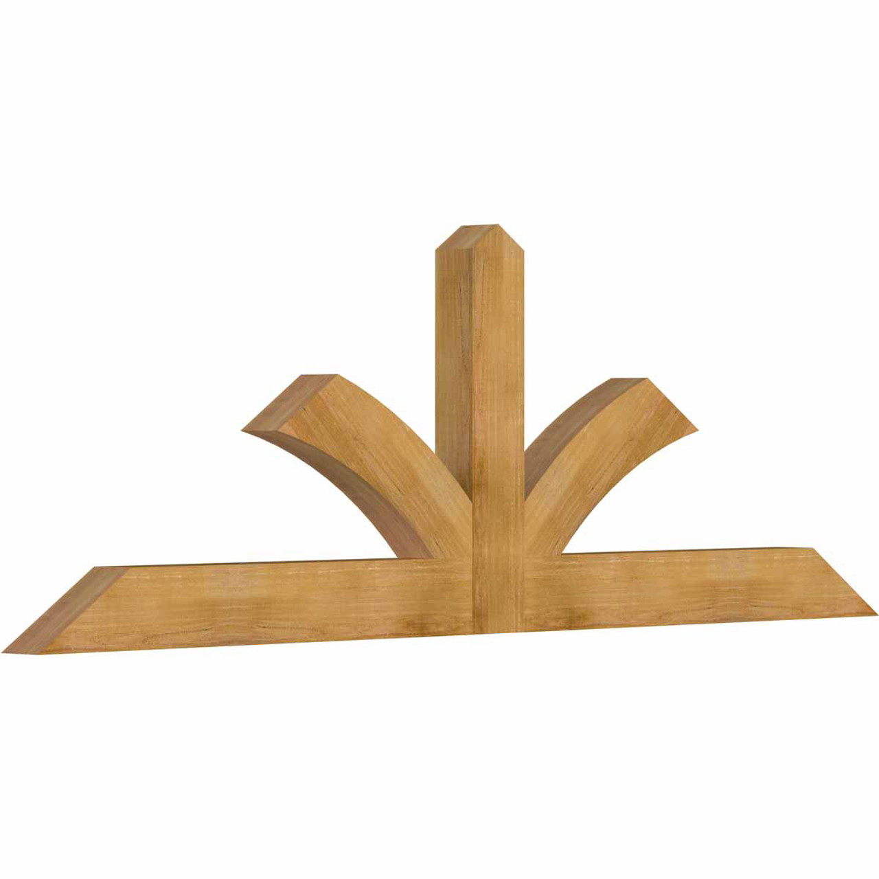 8/12 Pitch Richland Rough Sawn Timber Gable Bracket GBW096X32X0406RIC00RWR