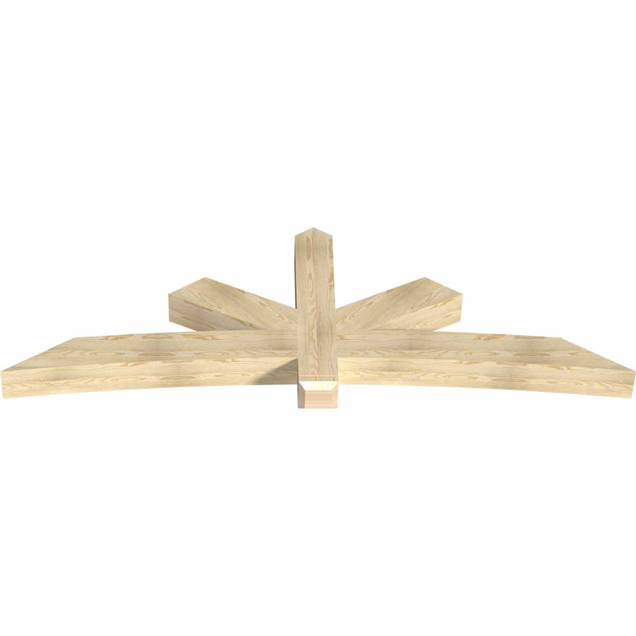 8/12 Pitch Alberta Rough Sawn Timber Gable Bracket GBW096X32X0606ALB00RDF