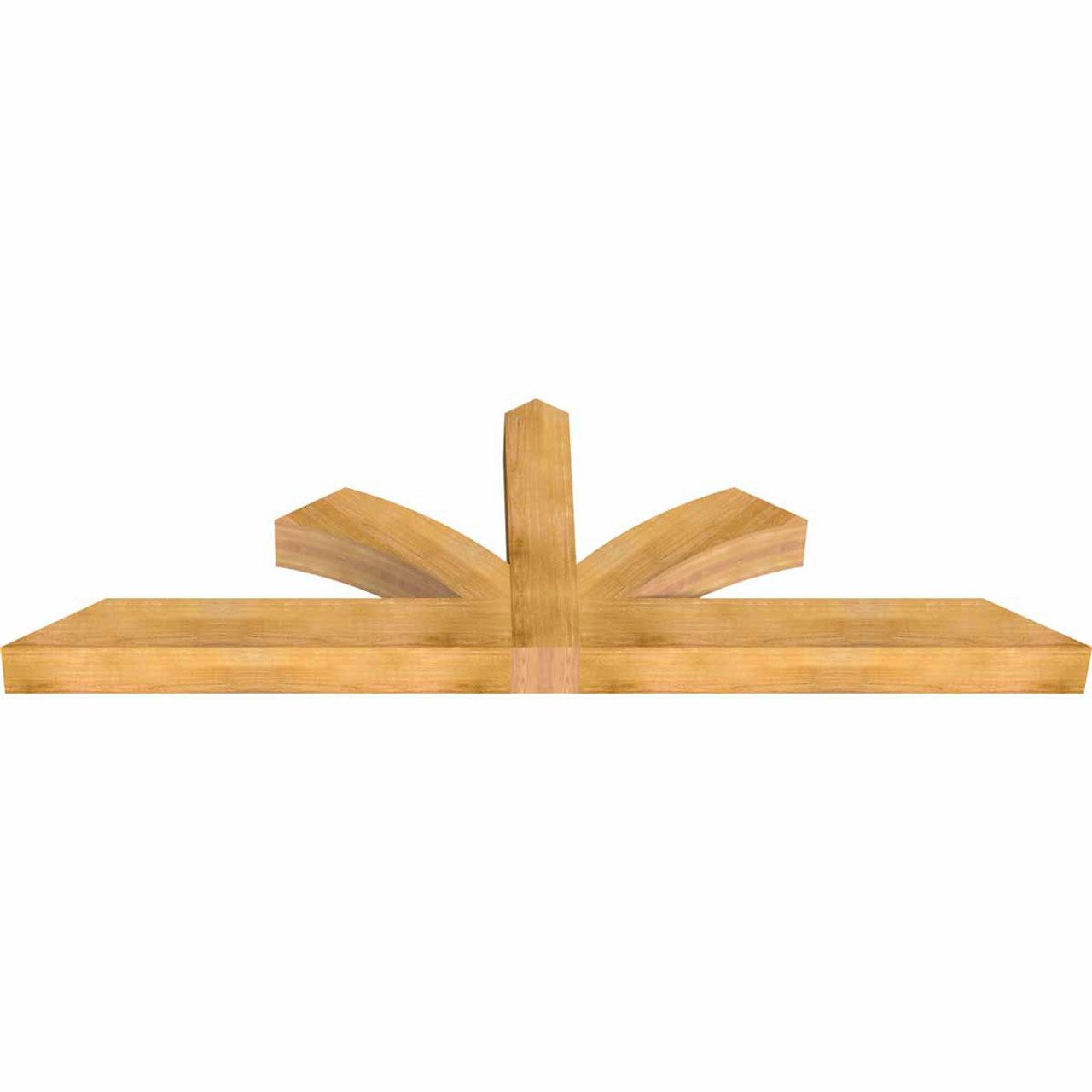 8/12 Pitch Richland Rough Sawn Timber Gable Bracket GBW096X32X0606RIC00RWR