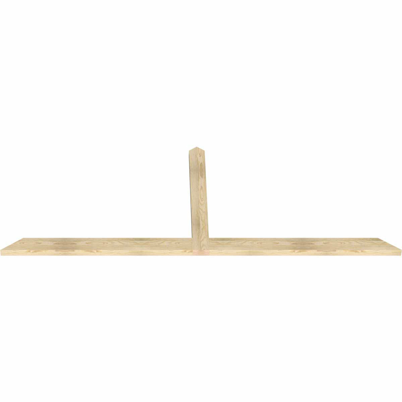 9/12 Pitch Portland Rough Sawn Timber Gable Bracket GBW096X36X0204POR00RDF