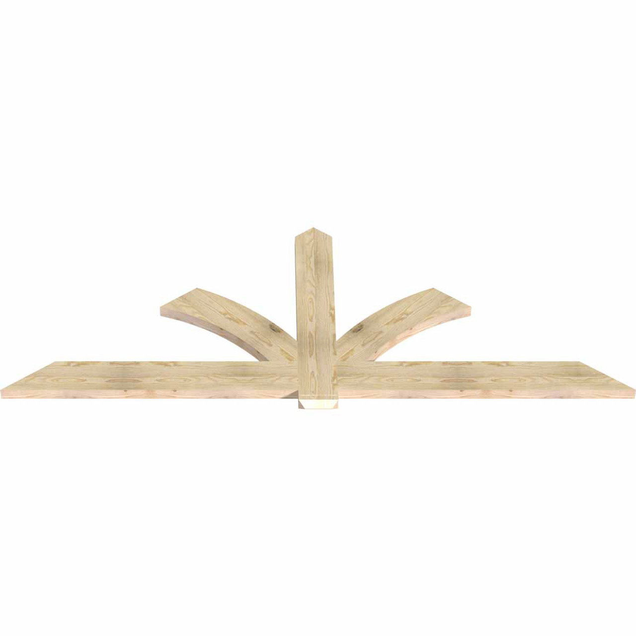 9/12 Pitch Redmond Rough Sawn Timber Gable Bracket GBW096X36X0206RED00RDF