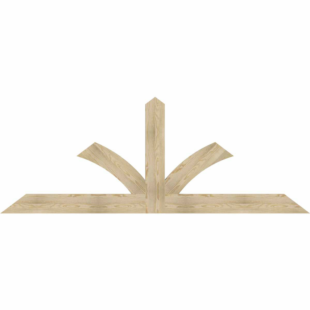 9/12 Pitch Richland Rough Sawn Timber Gable Bracket GBW096X36X0206RIC00RDF