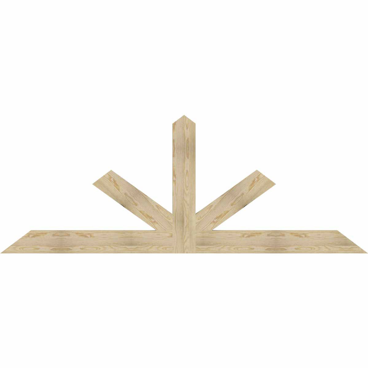 9/12 Pitch Saratoga Rough Sawn Timber Gable Bracket GBW096X36X0206SAR00RDF