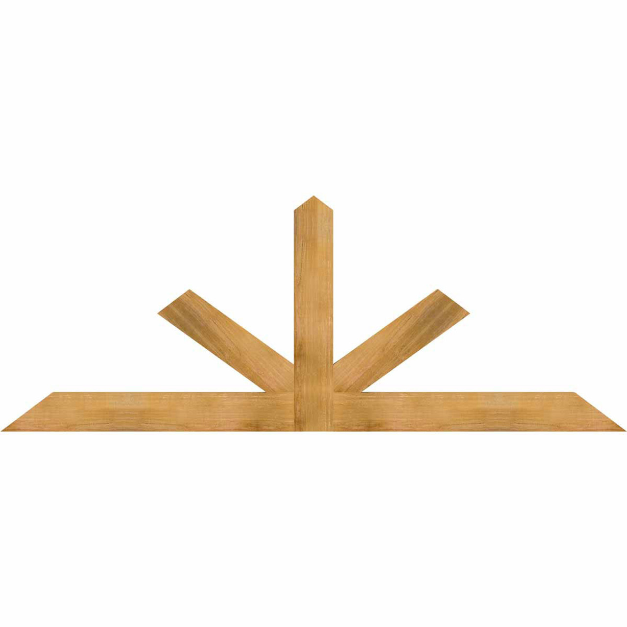 9/12 Pitch Saratoga Rough Sawn Timber Gable Bracket GBW096X36X0206SAR00RWR