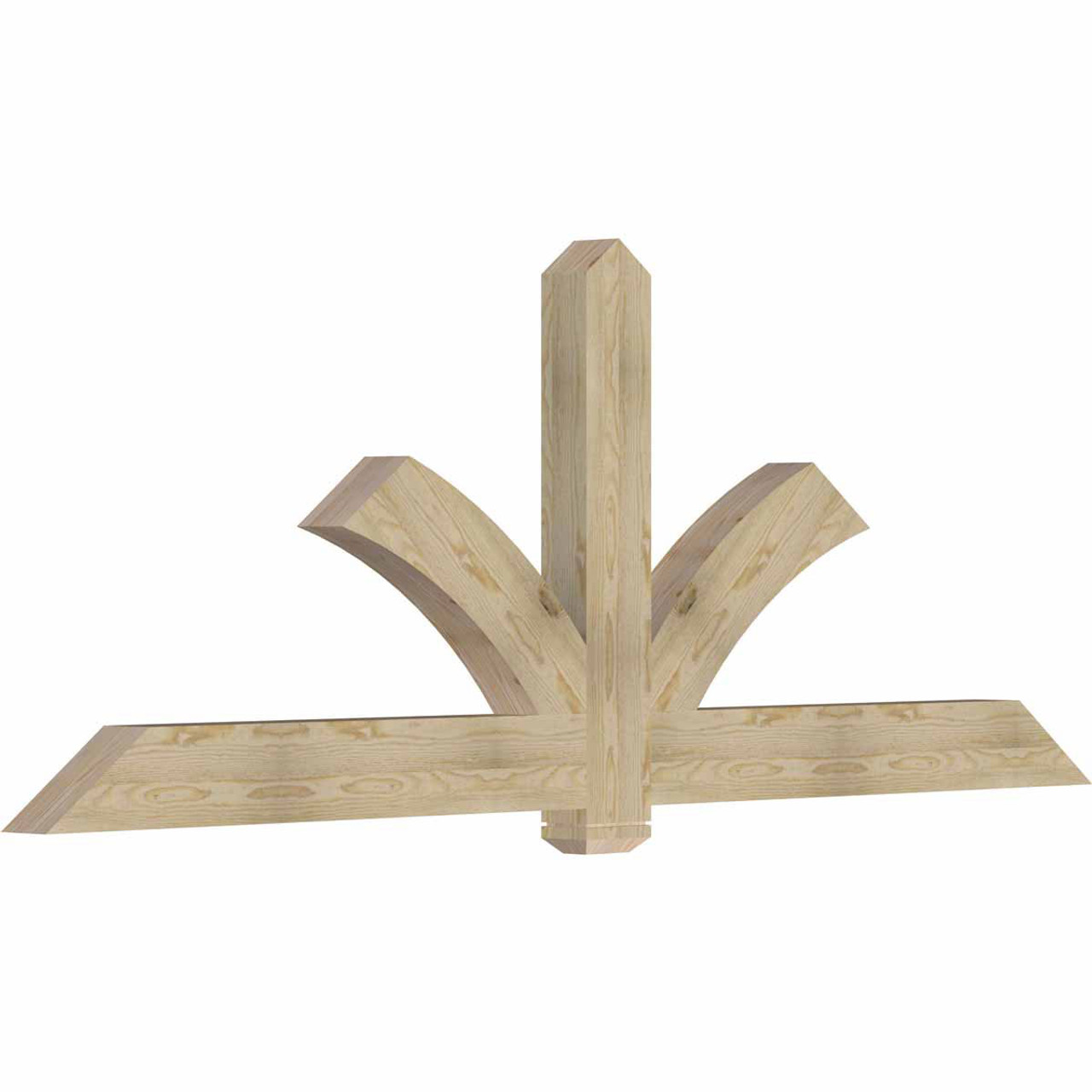 9/12 Pitch Redmond Rough Sawn Timber Gable Bracket GBW096X36X0406RED00RDF