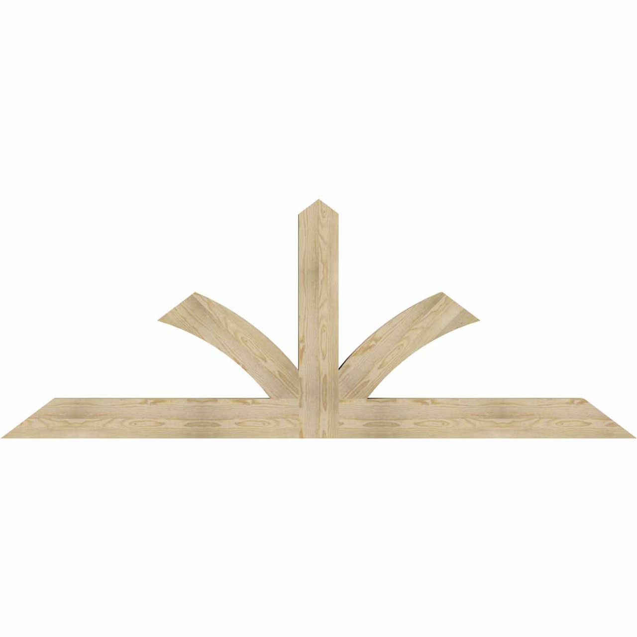 9/12 Pitch Richland Rough Sawn Timber Gable Bracket GBW096X36X0406RIC00RDF