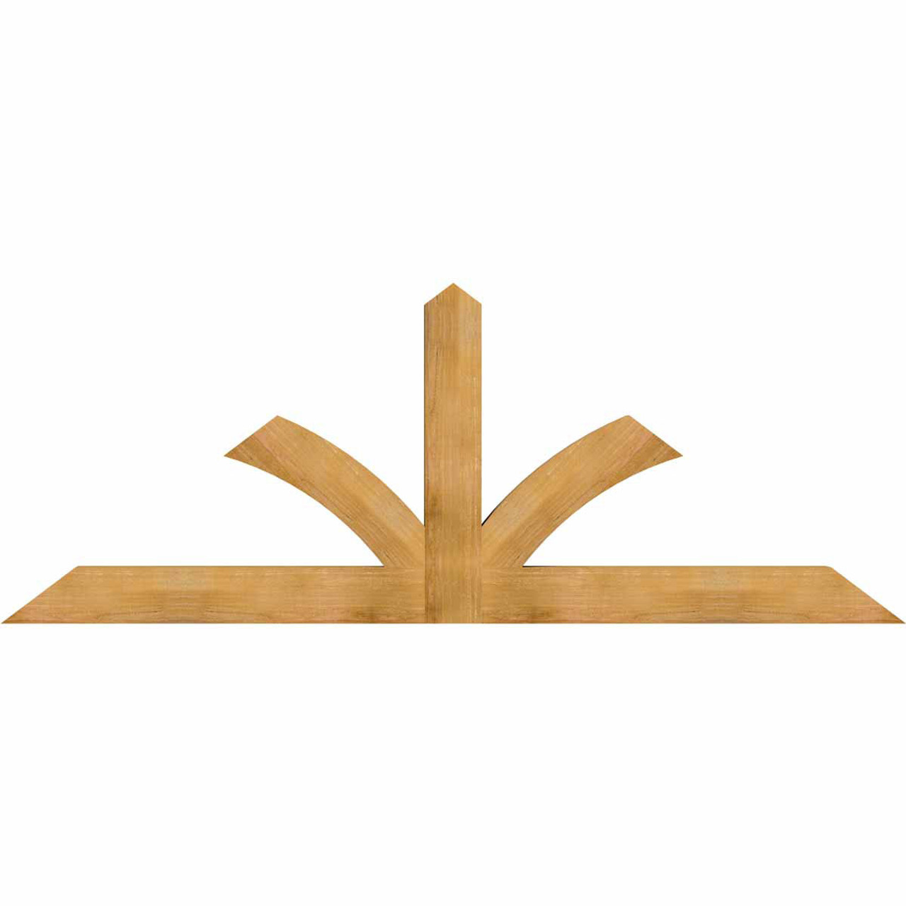 9/12 Pitch Richland Rough Sawn Timber Gable Bracket GBW096X36X0406RIC00RWR