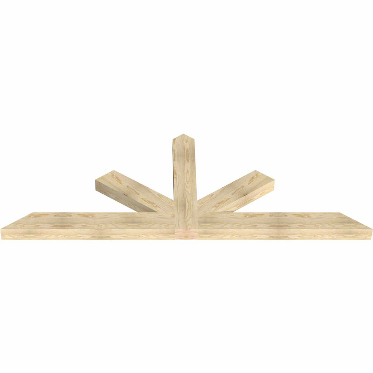 9/12 Pitch Saratoga Rough Sawn Timber Gable Bracket GBW096X36X0406SAR00RDF