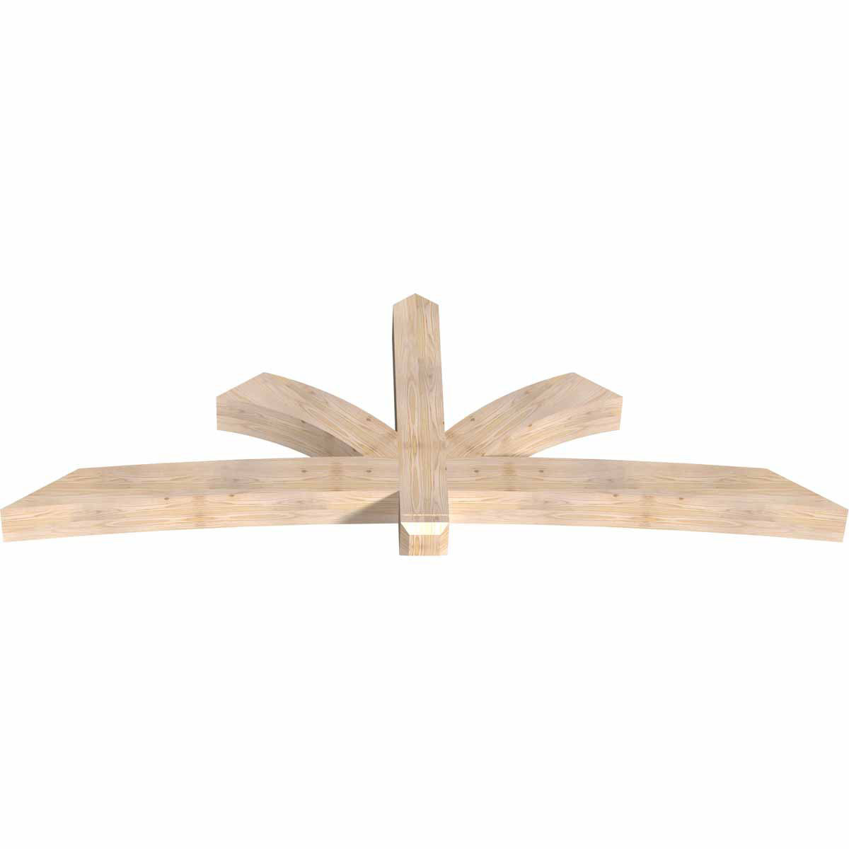 9/12 Pitch Davenport Smooth Timber Gable Bracket GBW096X36X0606DAV00SDF