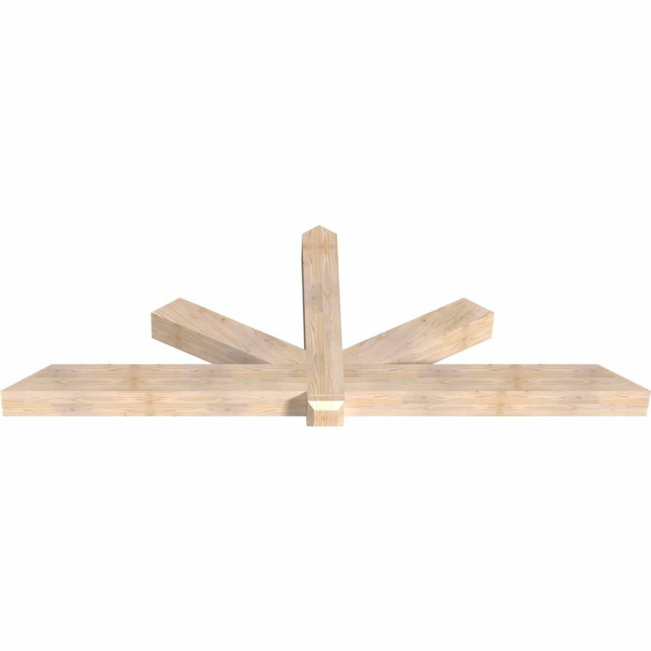 9/12 Pitch Kennewick Smooth Timber Gable Bracket GBW096X36X0606KEN00SDF