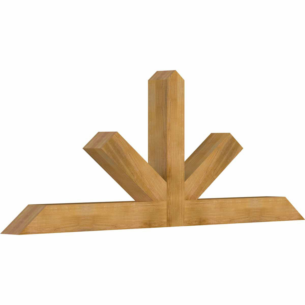 9/12 Pitch Saratoga Rough Sawn Timber Gable Bracket GBW096X36X0606SAR00RWR