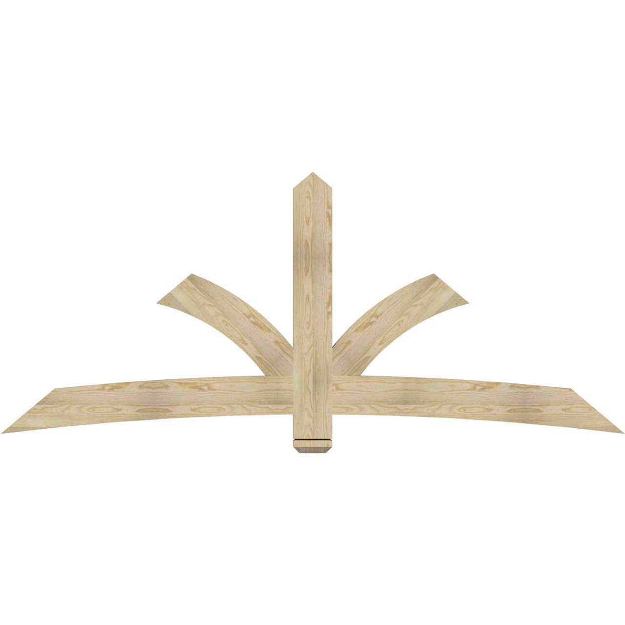 10/12 Pitch Davenport Rough Sawn Timber Gable Bracket GBW096X40X0206DAV00RDF