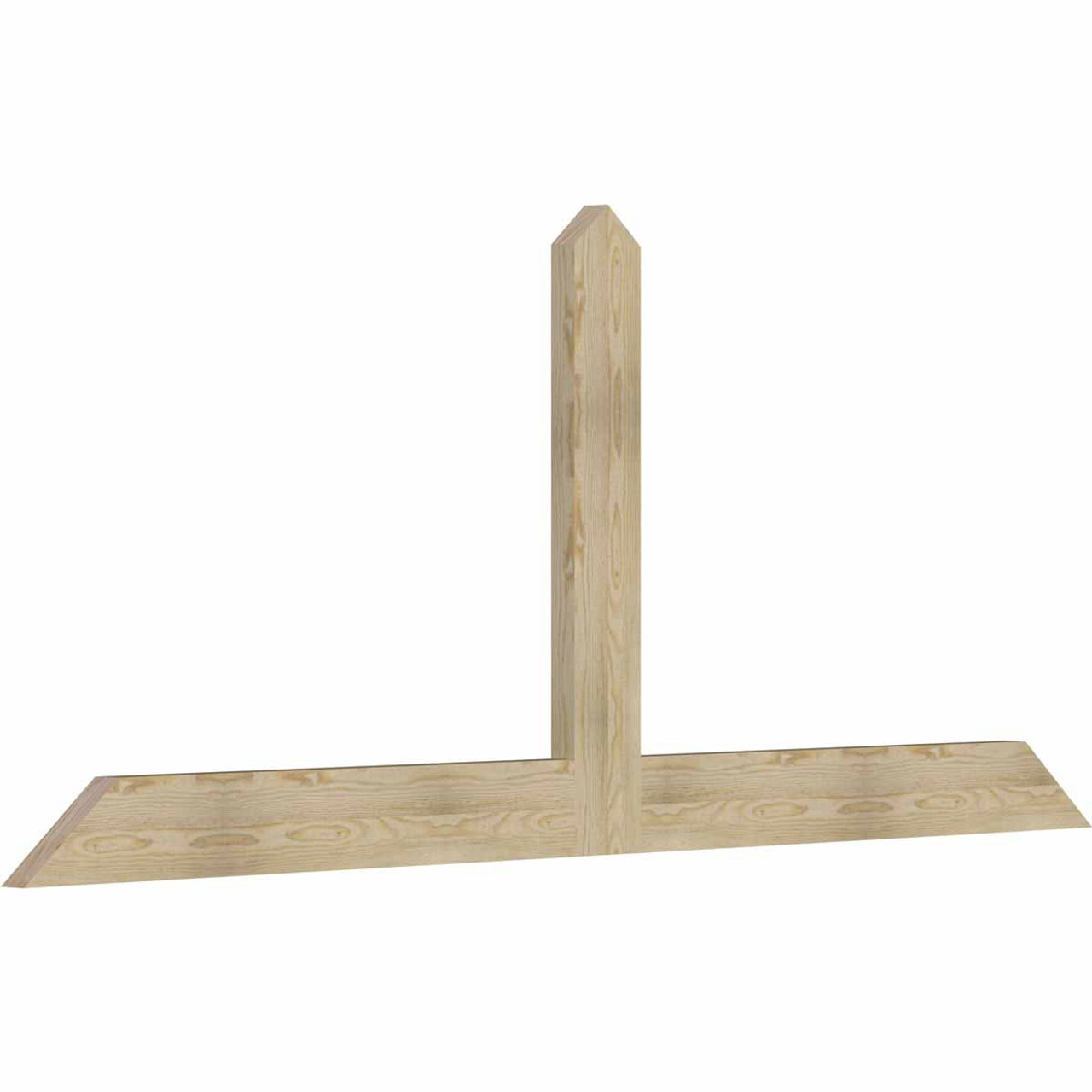 10/12 Pitch Portland Rough Sawn Timber Gable Bracket GBW096X40X0206POR00RDF