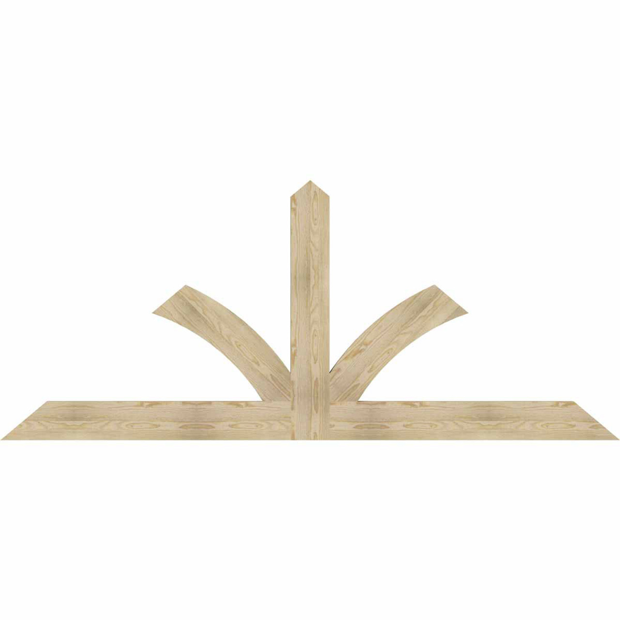 10/12 Pitch Richland Rough Sawn Timber Gable Bracket GBW096X40X0206RIC00RDF