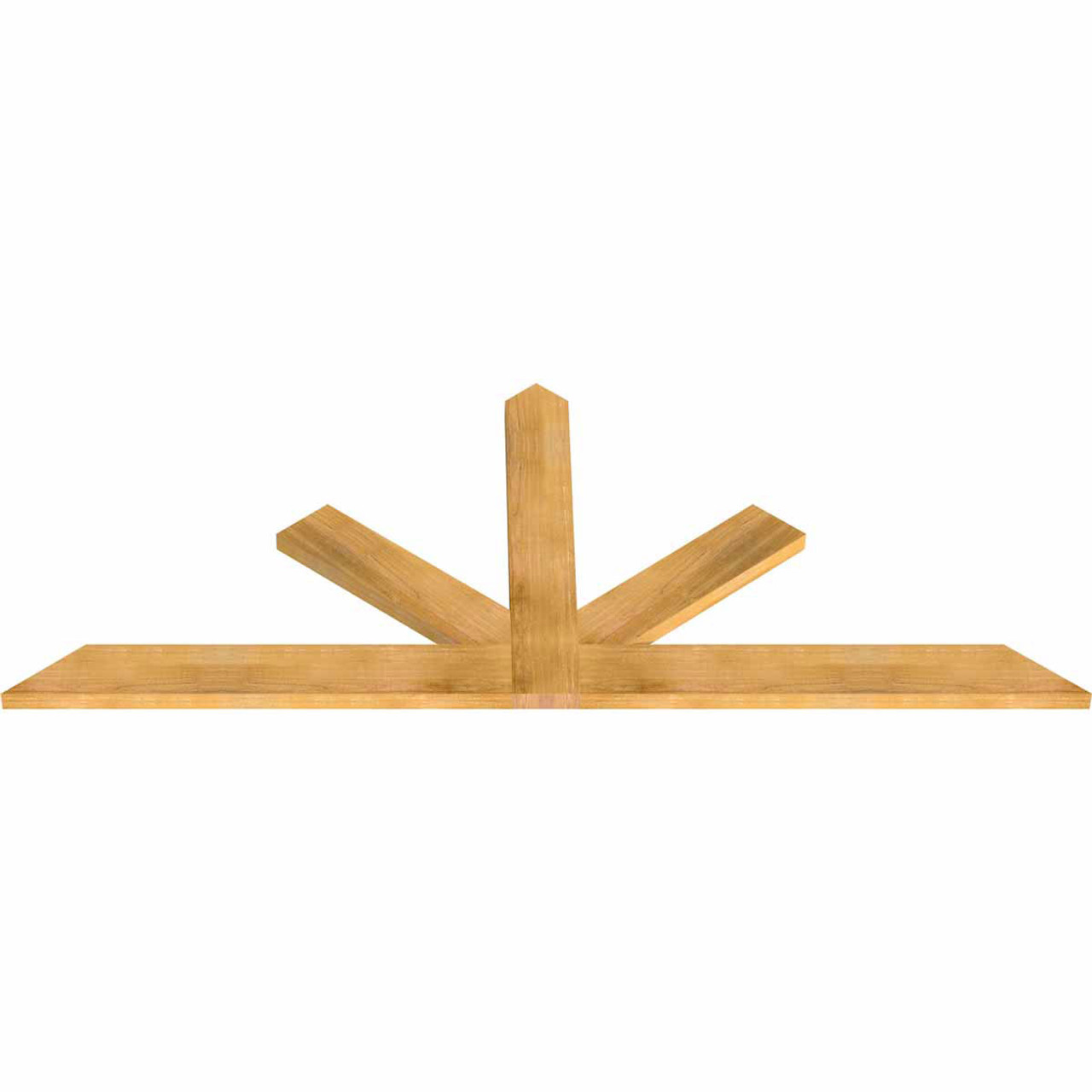 10/12 Pitch Saratoga Rough Sawn Timber Gable Bracket GBW096X40X0206SAR00RWR