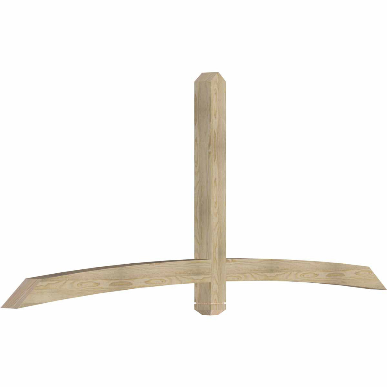 10/12 Pitch Bellingham Rough Sawn Timber Gable Bracket GBW096X40X0404BEL00RDF