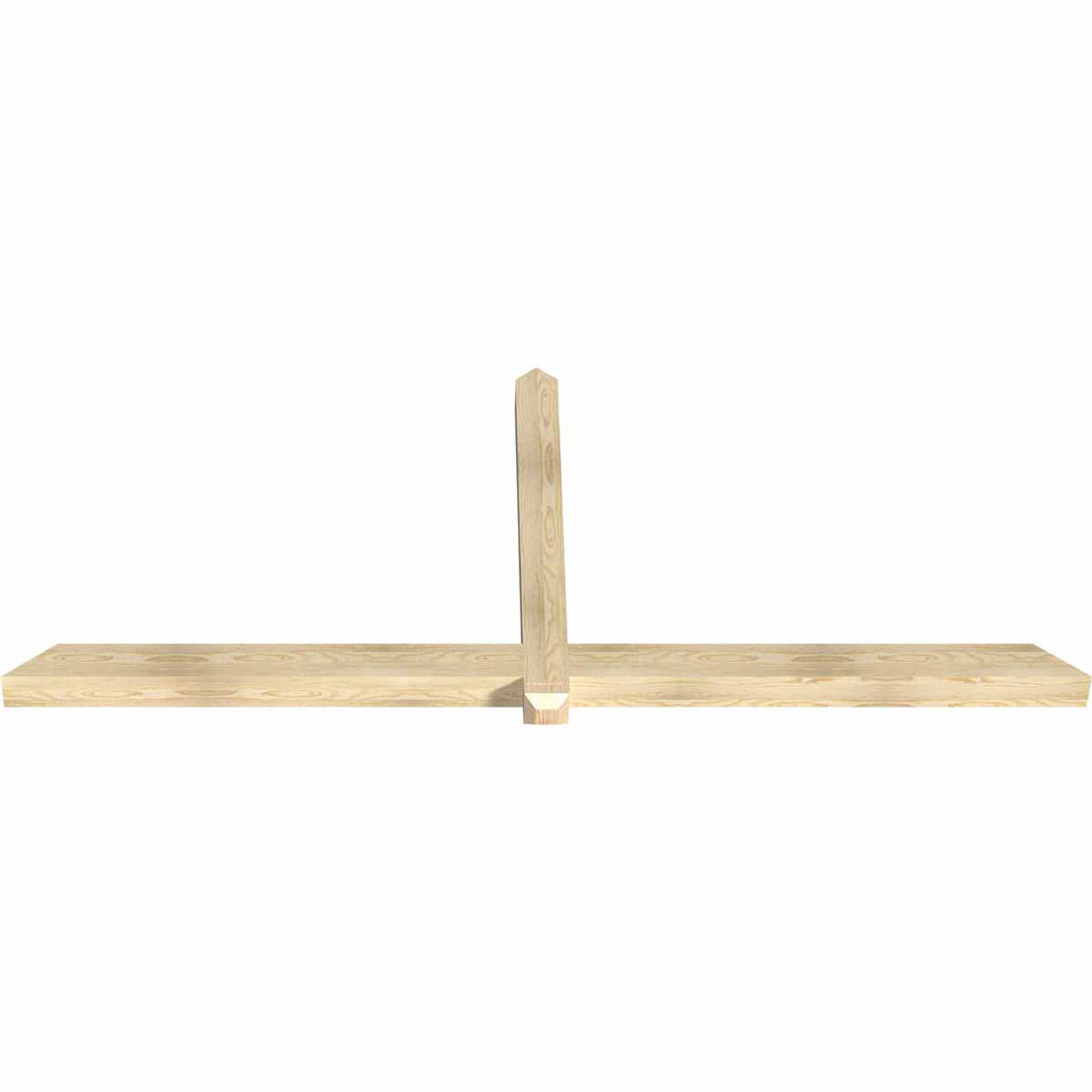 10/12 Pitch Eugene Rough Sawn Timber Gable Bracket GBW096X40X0404EUG00RDF