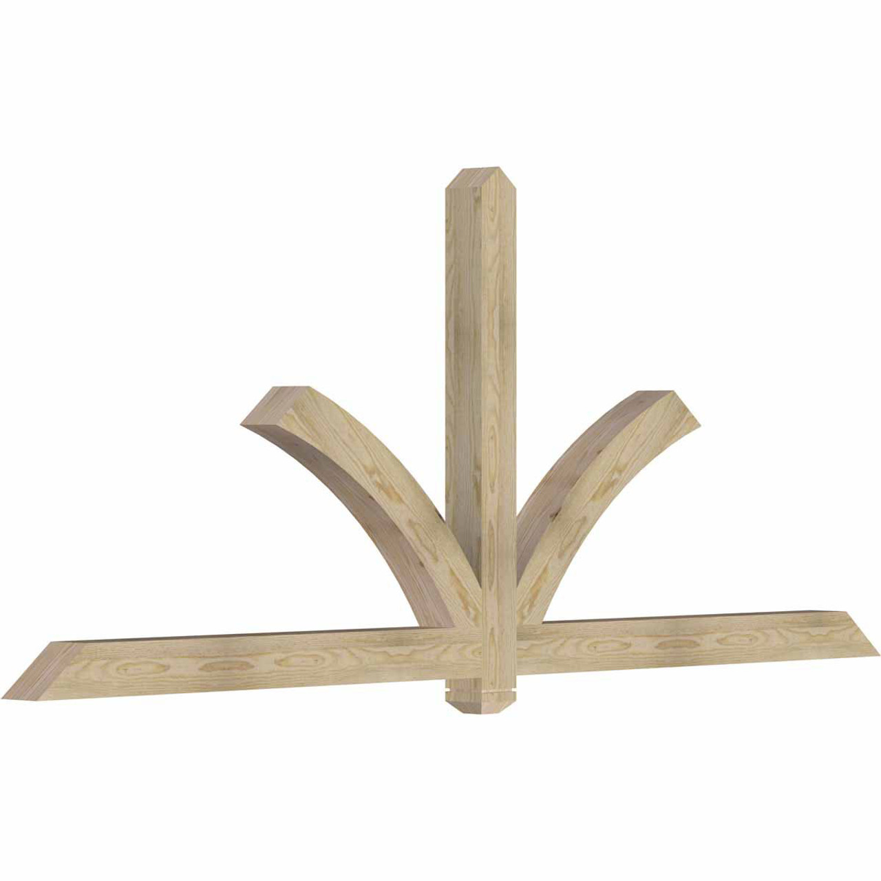 10/12 Pitch Redmond Rough Sawn Timber Gable Bracket GBW096X40X0404RED00RDF