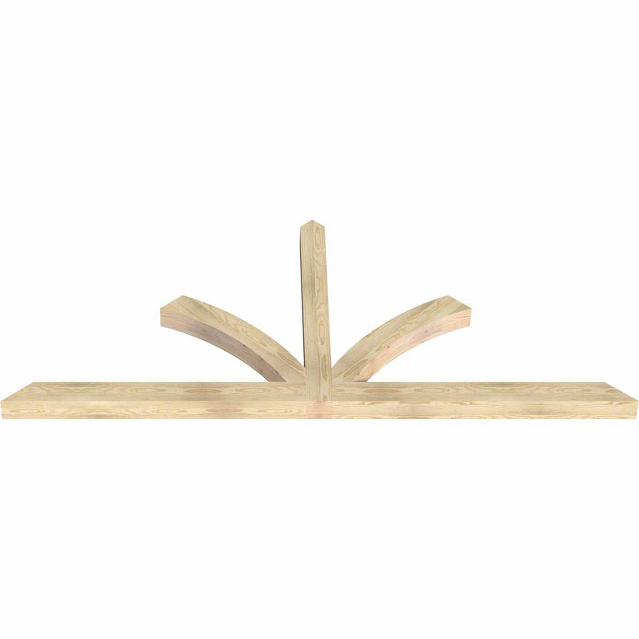 10/12 Pitch Richland Rough Sawn Timber Gable Bracket GBW096X40X0404RIC00RDF