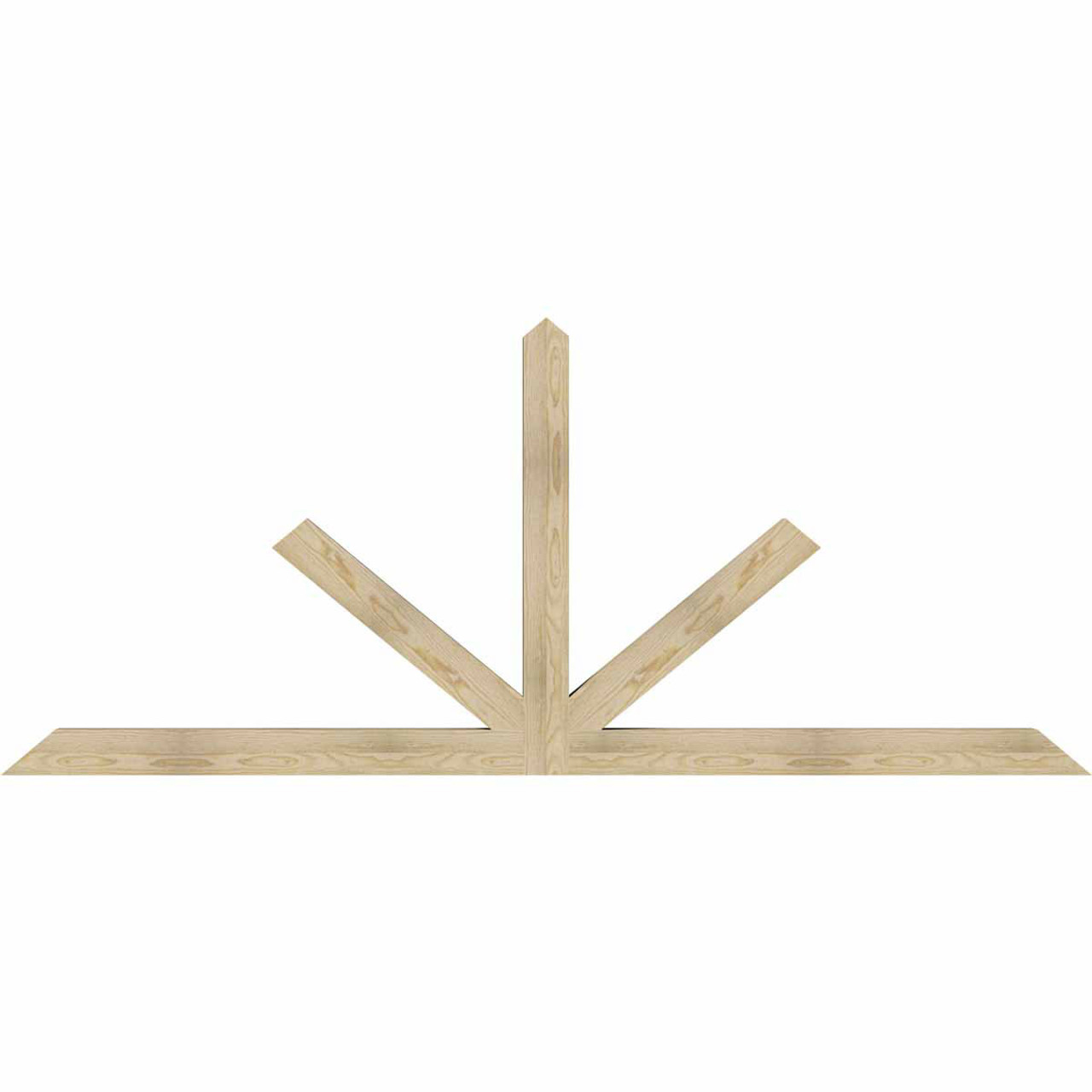 10/12 Pitch Saratoga Rough Sawn Timber Gable Bracket GBW096X40X0404SAR00RDF