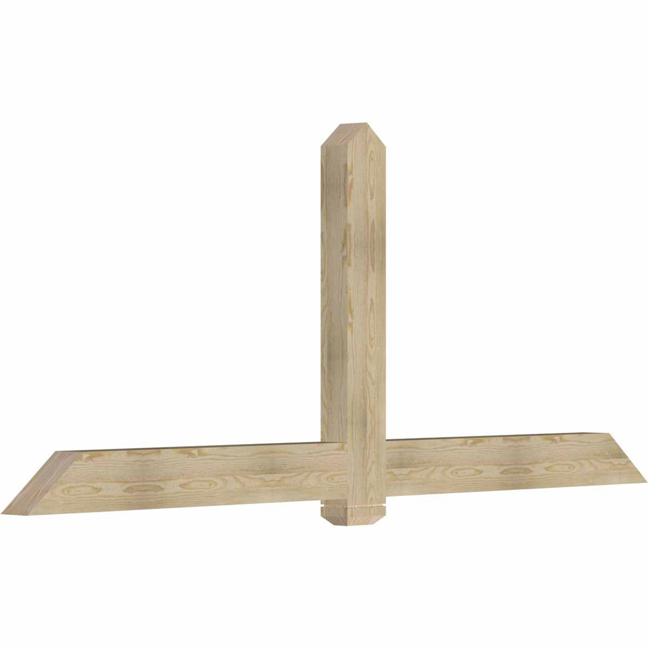 10/12 Pitch Eugene Rough Sawn Timber Gable Bracket GBW096X40X0406EUG00RDF