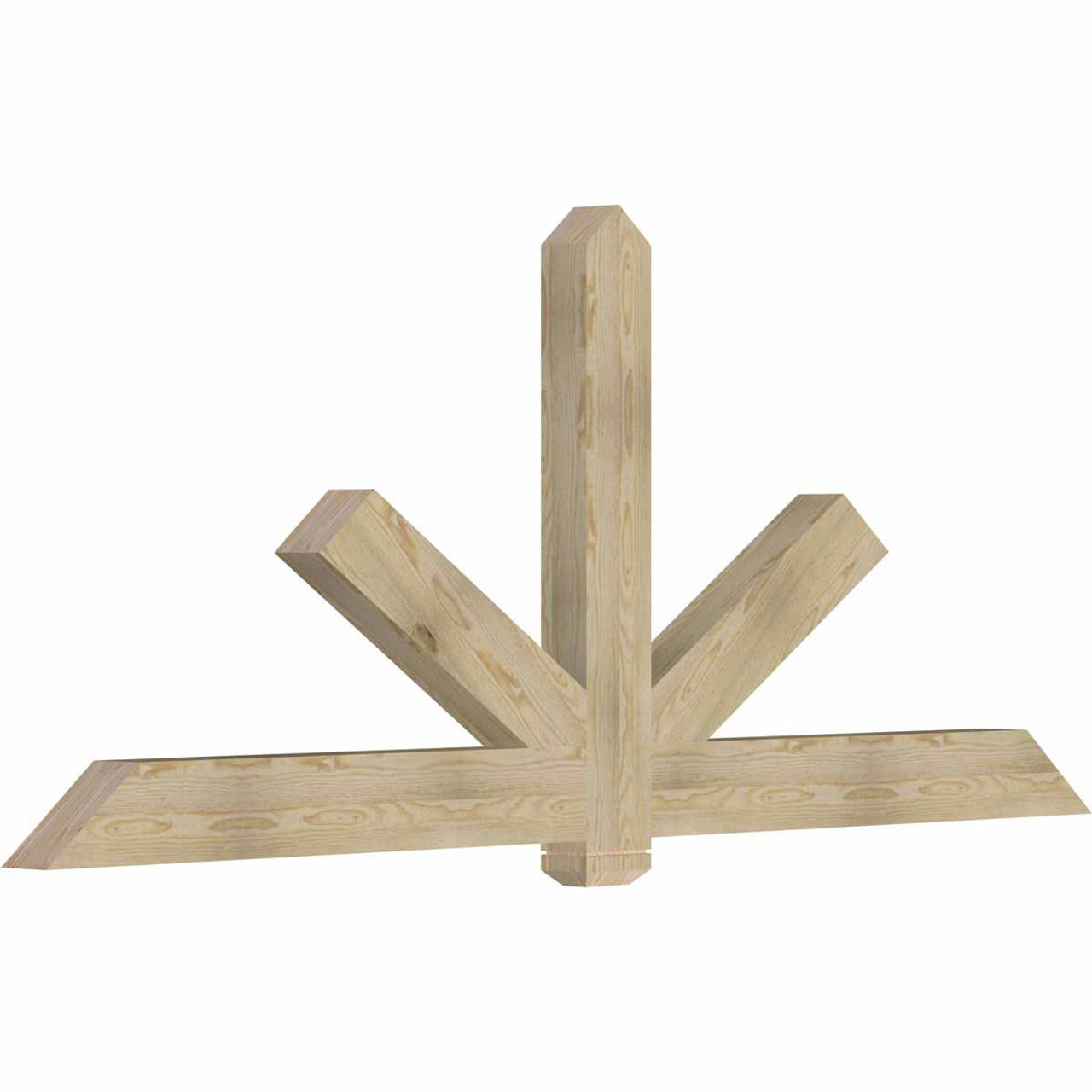 10/12 Pitch Kennewick Rough Sawn Timber Gable Bracket GBW096X40X0406KEN00RDF