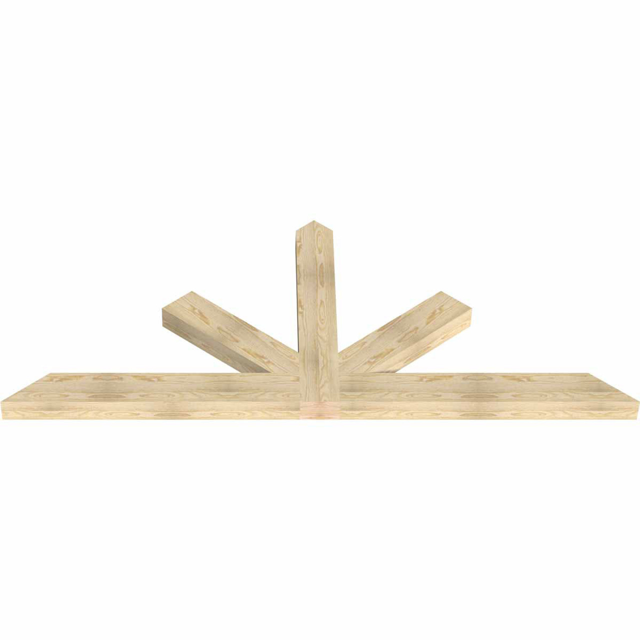 10/12 Pitch Saratoga Rough Sawn Timber Gable Bracket GBW096X40X0406SAR00RDF